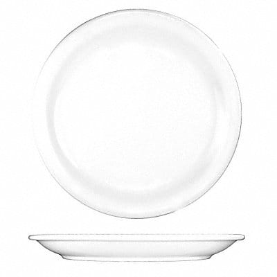 Plate 5 1/2 Dia European White PK36