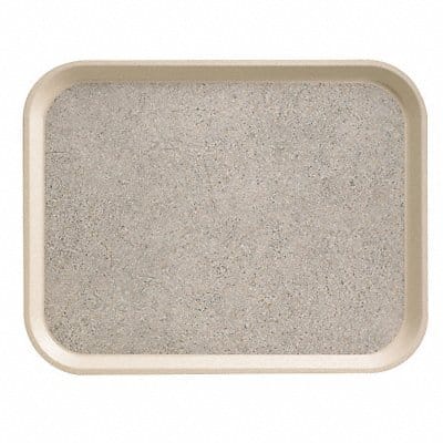 Non-Skid Tray 18 in L Ivory w/Sahara