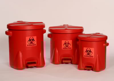 Biohazard Waste Cans