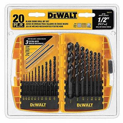 Jobber Length Drill Set 20pc HSS